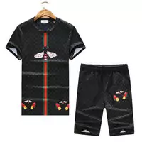 new gucci tracksuit survetement manche courte flower bee